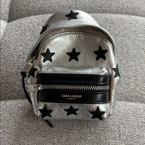 Saint Laurent backpack pouch keychain